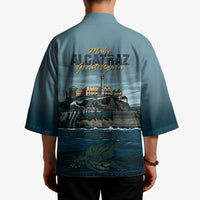 Make Alcatraz Great Again Kimono Vintage Retro - Wonder Print Shop