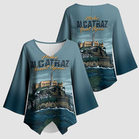 Make Alcatraz Great Again Kimono Sleeve Blouse Vintage Retro - Wonder Print Shop