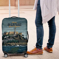 Make Alcatraz Great Again Luggage Cover Vintage Retro - Wonder Print Shop