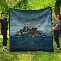 Make Alcatraz Great Again Quilt Vintage Retro - Wonder Print Shop