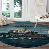 Make Alcatraz Great Again Round Carpet Vintage Retro - Wonder Print Shop
