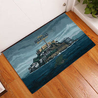 Make Alcatraz Great Again Rubber Doormat Vintage Retro - Wonder Print Shop
