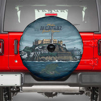 Make Alcatraz Great Again Spare Tire Cover Vintage Retro - Wonder Print Shop