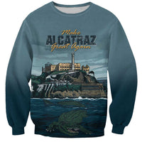 Make Alcatraz Great Again Sweatshirt Vintage Retro - Wonder Print Shop
