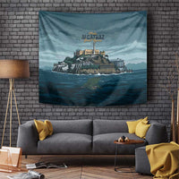 Make Alcatraz Great Again Tapestry Vintage Retro - Wonder Print Shop