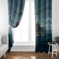 Make Alcatraz Great Again Window Curtain Vintage Retro - Wonder Print Shop