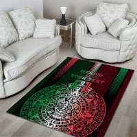 Mexico Football Custom Area Rug Mexico's Make History 2025 Flag Style - Wonder Print Shop
