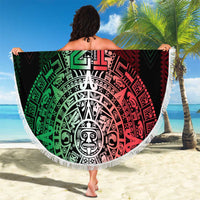 Mexico Football Custom Beach Blanket Mexico's Make History 2025 Flag Style - Wonder Print Shop