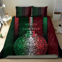 Mexico Football Custom Bedding Set Mexico's Make History 2025 Flag Style - Wonder Print Shop