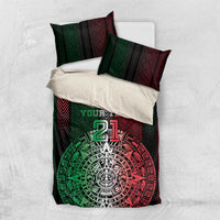 Mexico Football Custom Bedding Set Mexico's Make History 2025 Flag Style - Wonder Print Shop