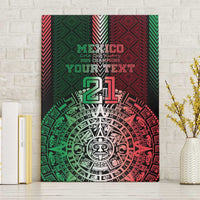 Mexico Football Custom Canvas Wall Art Mexico's Make History 2025 Flag Style - Wonder Print Shop