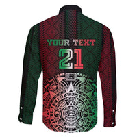 Mexico Football Custom Family Matching Off Shoulder Maxi Dress and Hawaiian Shirt Mexico's Make History 2025 Flag Style - Wonder Print Shop