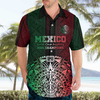 Mexico Football Custom Hawaiian Shirt Mexico's Make History 2025 Flag Style - Wonder Print Shop