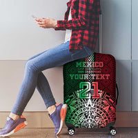 Mexico Football Custom Luggage Cover Mexico's Make History 2025 Flag Style - Wonder Print Shop