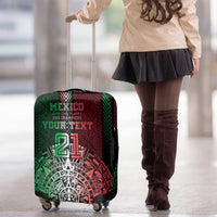 Mexico Football Custom Luggage Cover Mexico's Make History 2025 Flag Style - Wonder Print Shop