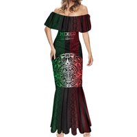 Mexico Football Custom Mermaid Dress Mexico's Make History 2025 Flag Style - Wonder Print Shop