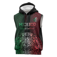 Mexico Football Custom Sleeveless Zip Hoodie Mexico's Make History 2025 Flag Style - Wonder Print Shop
