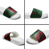 Mexico Football Custom Slide Sandals Mexico's Make History 2025 Flag Style - Wonder Print Shop