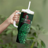 Mexico Football Custom Tumbler With Handle Mexico's Make History 2025 Flag Style - Wonder Print Shop