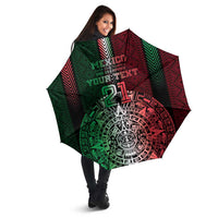 Mexico Football Custom Umbrella Mexico's Make History 2025 Flag Style - Wonder Print Shop