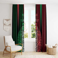Mexico Football Custom Window Curtain Mexico's Make History 2025 Flag Style - Wonder Print Shop