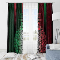 Mexico Football Custom Window Curtain Mexico's Make History 2025 Flag Style - Wonder Print Shop