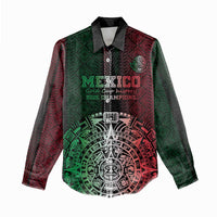 Mexico Football Custom Women Casual Shirt Mexico's Make History 2025 Flag Style - Wonder Print Shop