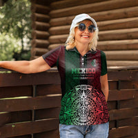 Mexico Football Custom Women Polo Shirt Mexico's Make History 2025 Flag Style - Wonder Print Shop