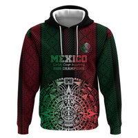 Mexico Football Custom Zip Hoodie Mexico's Make History 2025 Flag Style - Wonder Print Shop