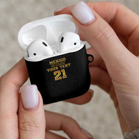Mexico Football Custom AirPods Case Mexico's Make History 2025 Gold Style - Wonder Print Shop