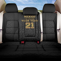Mexico Football Custom Back Car Seat Cover Mexico's Make History 2025 Gold Style - Wonder Print Shop