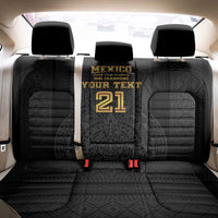 Mexico Football Custom Back Car Seat Cover Mexico's Make History 2025 Gold Style - Wonder Print Shop
