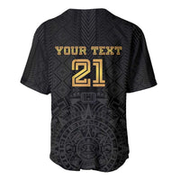 Mexico Football Custom Baseball Jersey Mexico's Make History 2025 Gold Style - Wonder Print Shop