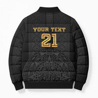 Mexico Football Custom Bomber Puffer Jacket Mexico's Make History 2025 Gold Style - Wonder Print Shop