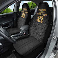 Mexico Football Custom Car Seat Cover Mexico's Make History 2025 Gold Style - Wonder Print Shop