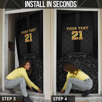 Mexico Football Custom Door Cover Mexico's Make History 2025 Gold Style - Wonder Print Shop