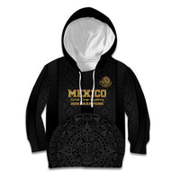 Mexico Football Custom Kid Hoodie Mexico's Make History 2025 Gold Style - Wonder Print Shop