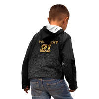 Mexico Football Custom Kid Hoodie Mexico's Make History 2025 Gold Style - Wonder Print Shop