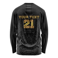 Mexico Football Custom Long Sleeve Shirt Mexico's Make History 2025 Gold Style - Wonder Print Shop