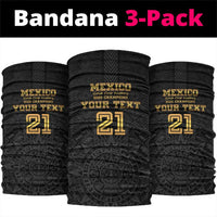 Mexico Football Custom Neck Gaiter Mexico's Make History 2025 Gold Style - Wonder Print Shop