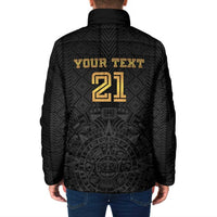 Mexico Football Custom Padded Jacket Mexico's Make History 2025 Gold Style - Wonder Print Shop