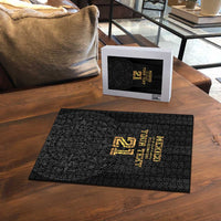Mexico Football Custom Puzzle Mexico's Make History 2025 Gold Style - Wonder Print Shop