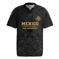 Mexico Football Custom Rugby Jersey Mexico's Make History 2025 Gold Style - Wonder Print Shop