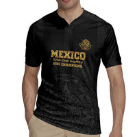 Mexico Football Custom Rugby Jersey Mexico's Make History 2025 Gold Style - Wonder Print Shop