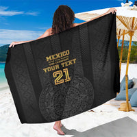 Mexico Football Custom Sarong Mexico's Make History 2025 Gold Style - Wonder Print Shop