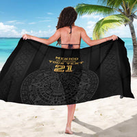 Mexico Football Custom Sarong Mexico's Make History 2025 Gold Style - Wonder Print Shop
