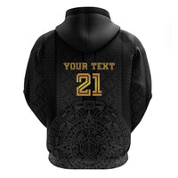 Mexico Football Custom Zip Hoodie Mexico's Make History 2025 Gold Style - Wonder Print Shop