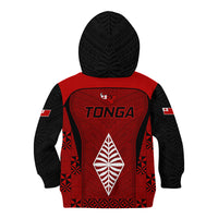 Tonga Rugby Kid Hoodie Go Champions World Cup 2023 Ngatu Unique - Wonder Print Shop