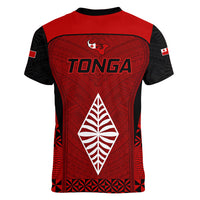 Tonga Rugby Women V Neck T Shirt Go Champions World Cup 2023 Ngatu Unique - Wonder Print Shop