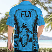 Fiji Rugby Hawaiian Shirt Go Champions World Cup 2023 Tapa Unique Blue Vibe - Wonder Print Shop